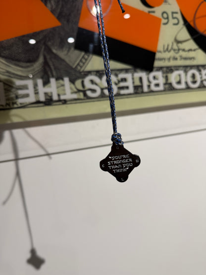 Pendentif Talisman Kabbalistique KOUMAZ Blue &amp; Black - Limited Edition