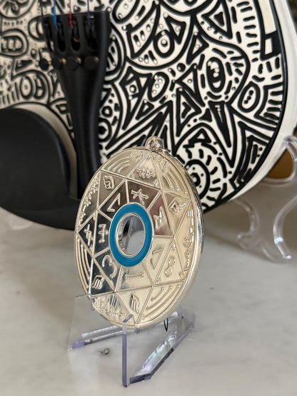 Chevalet Pentacle TRINITY Silver -  La Roue des 7 Sceaux - Édition signée de la main de LA CONNAISSANCE - Limited Edition