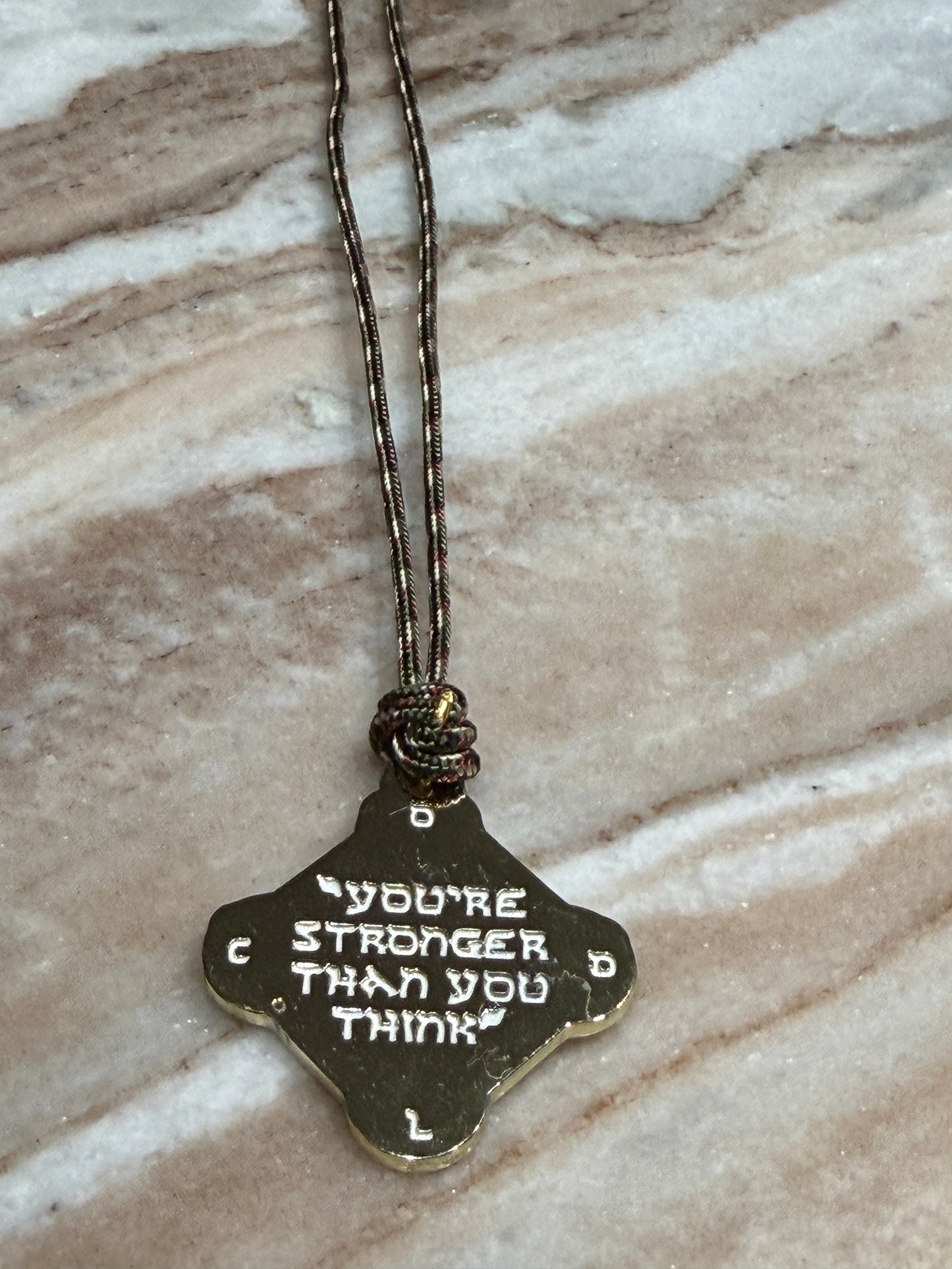 Pendentif Talisman Kabbalistique KOUMAZ Black &amp; Gold - Limited Edition