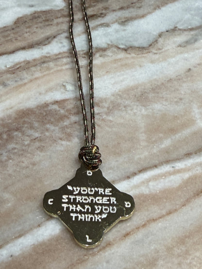 Pendentif Talisman Kabbalistique KOUMAZ Black &amp; Gold - Limited Edition