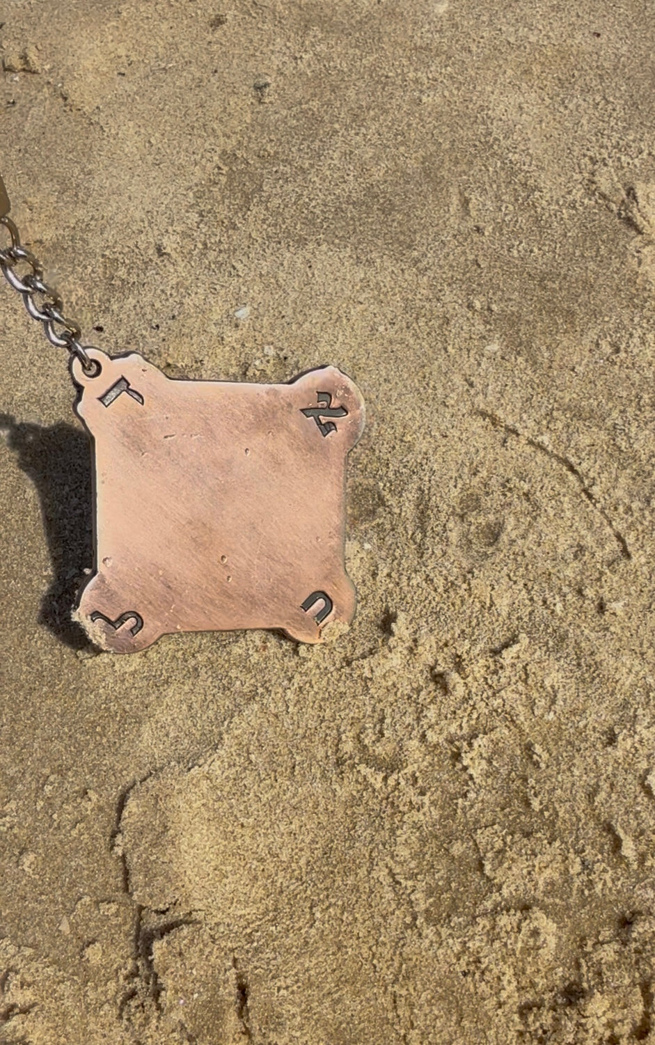 Porte-clé Talisman Kabbalistique AURION Nickel Copper Limited Edition