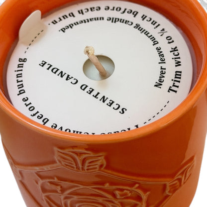 Bougie NERTAMID Orange parfumée Miel Cannelle