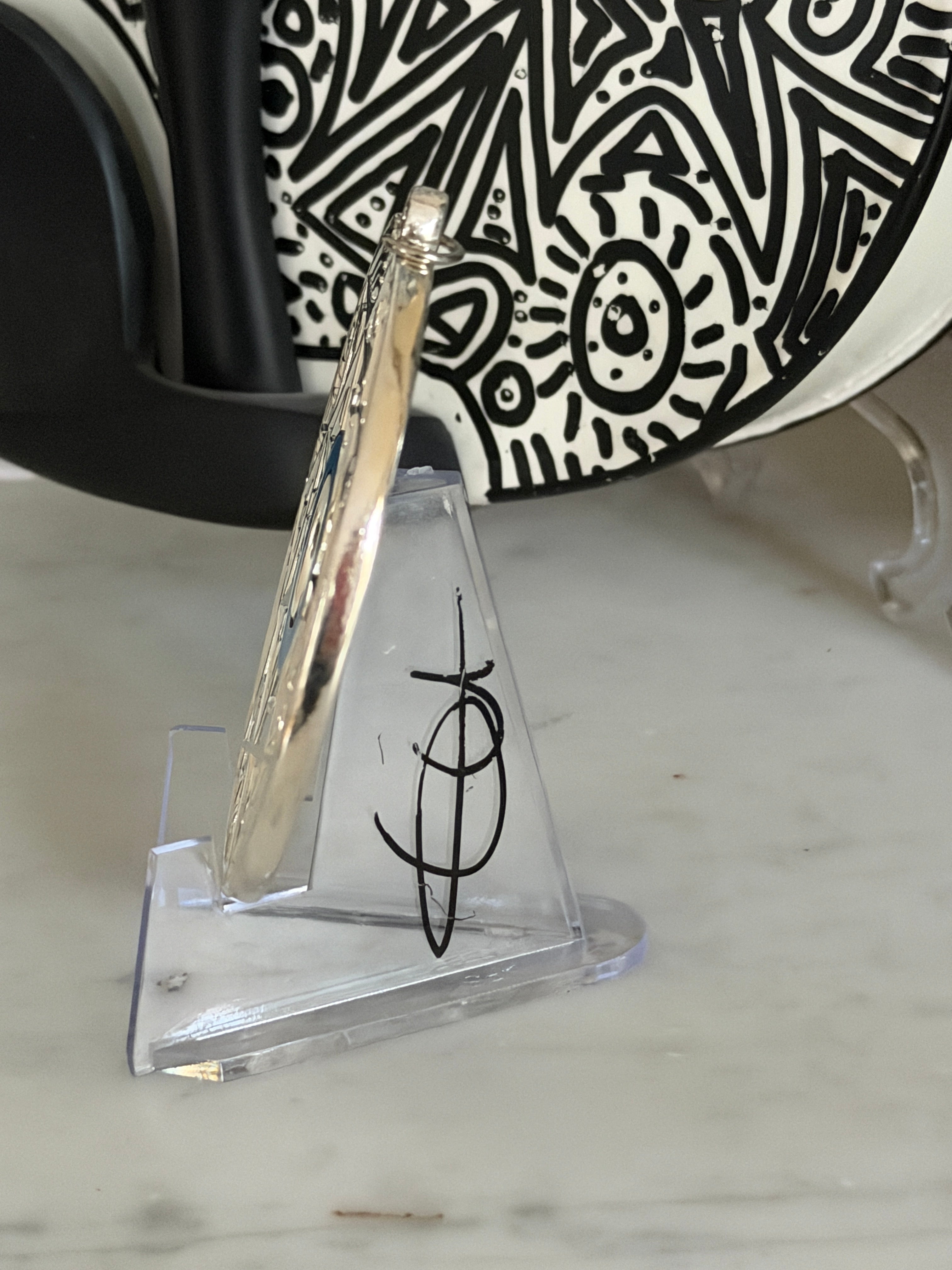 Chevalet Pentacle TRINITY Silver -  La Roue des 7 Sceaux - Édition signée de la main de LA CONNAISSANCE - Limited Edition