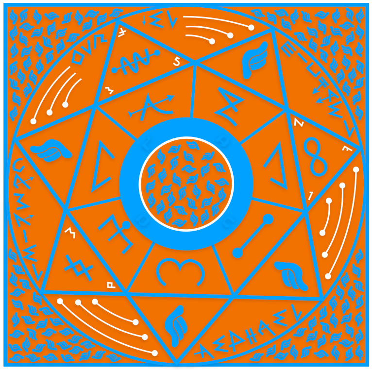 TRINITY Blue &amp; Orange - Mamy Dolly Prayer Schwal Limited Edition