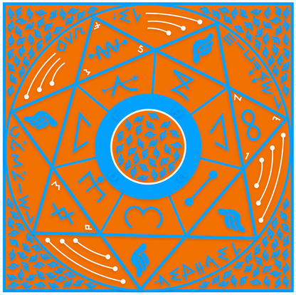 TRINITY Blue &amp; Orange - Mamy Dolly Prayer Schwal Limited Edition