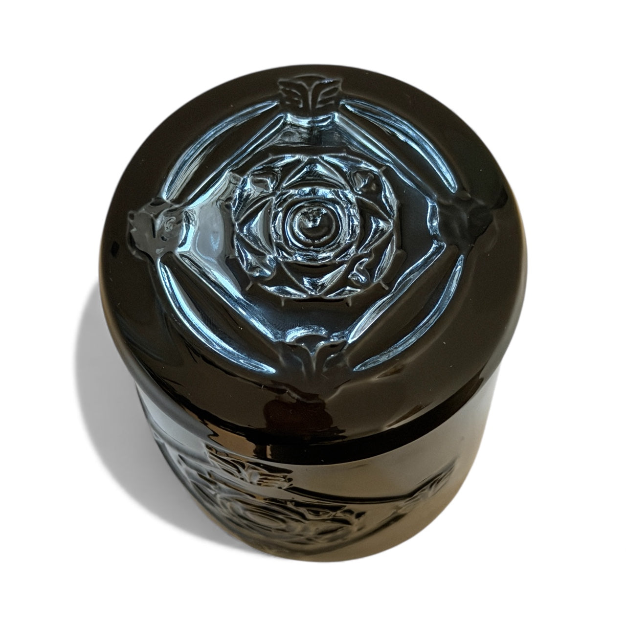 Bougie NERTAMID Noire parfumée Miel Cannelle