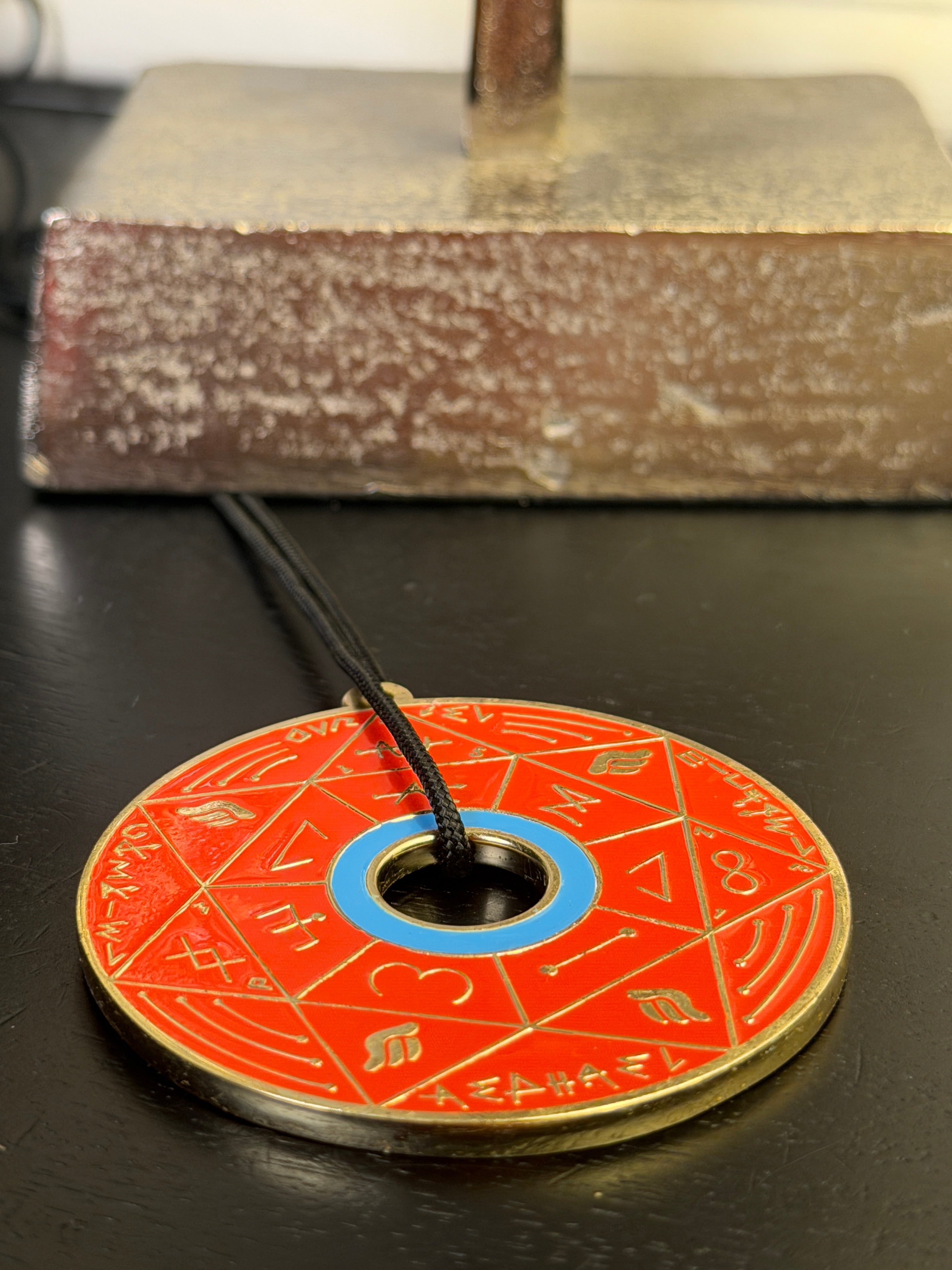 Pentacle kabbalistique TRINITY Red &amp; Gold - Limited Edition