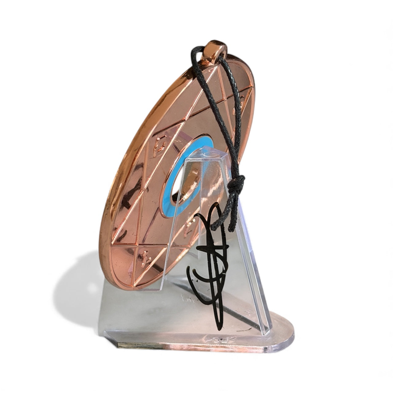 Chevalet Pentacle de Stabilité et de Vérité TRINITY Bronze - La roue des 7 sceaux - Édition signée de la main de la CONNAISSANCE - Limited Edition