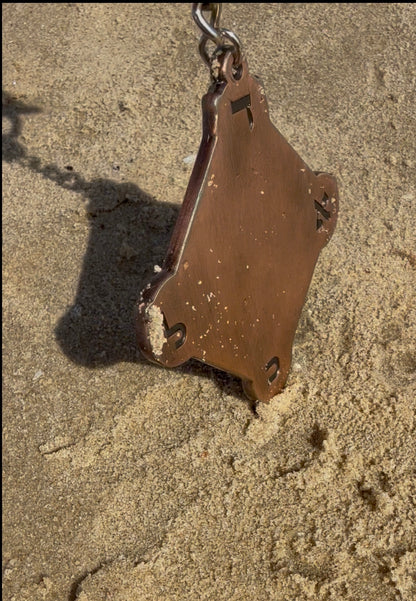 Porte-clé Talisman Kabbalistique AURION Nickel Copper Limited Edition