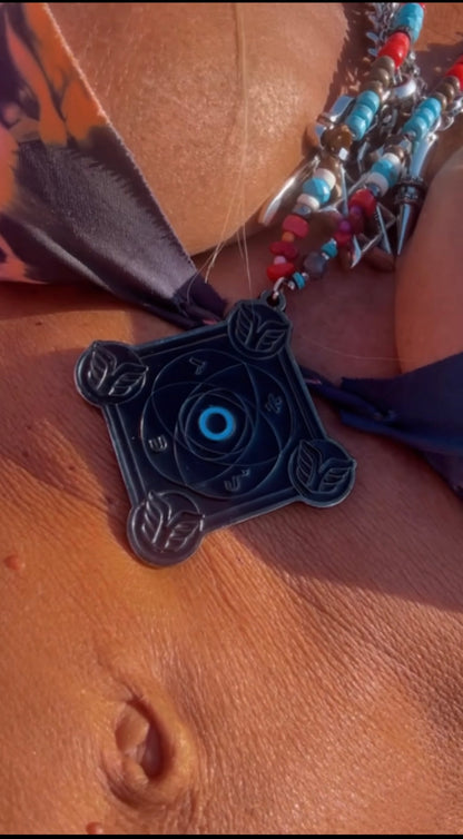 Talismans Kabbalistiques Jumeaux SEPHIRA DUALIS Black &amp; White Limited Edition - Option Pendentif ou Porte-clé