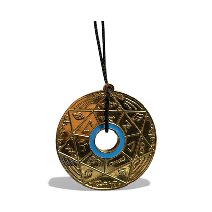 Pendentif Pentacle Kabbalistique de Lumière et d&