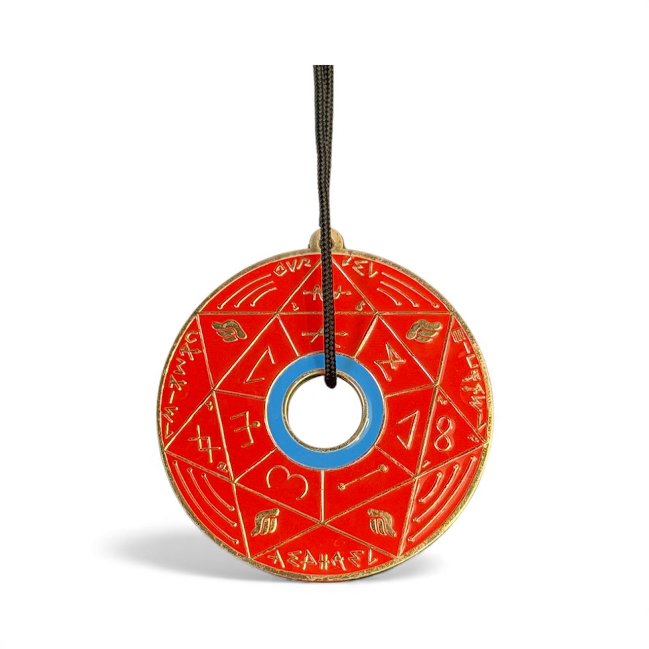 Pentacle kabbalistique TRINITY Red &amp; Gold - Limited Edition