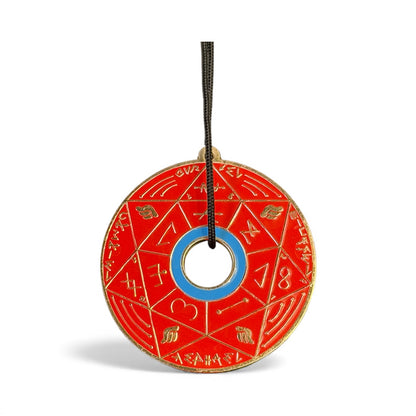 Pentacle kabbalistique TRINITY Red &amp; Gold - Limited Edition