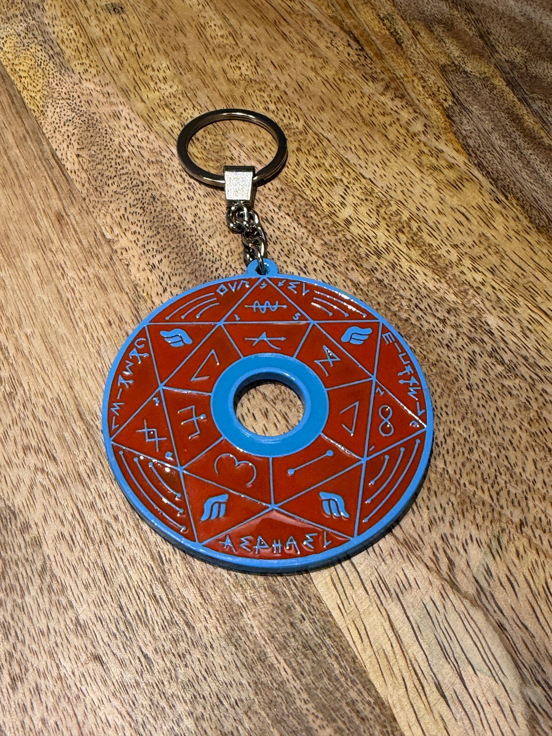 Porte-clé Pentacle Kabbalistique d&