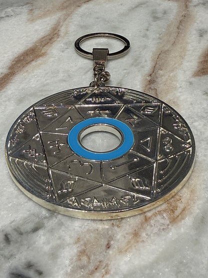 Porte-clé Pentacle Kabbalistique TRINITY Silver - Limited Edition