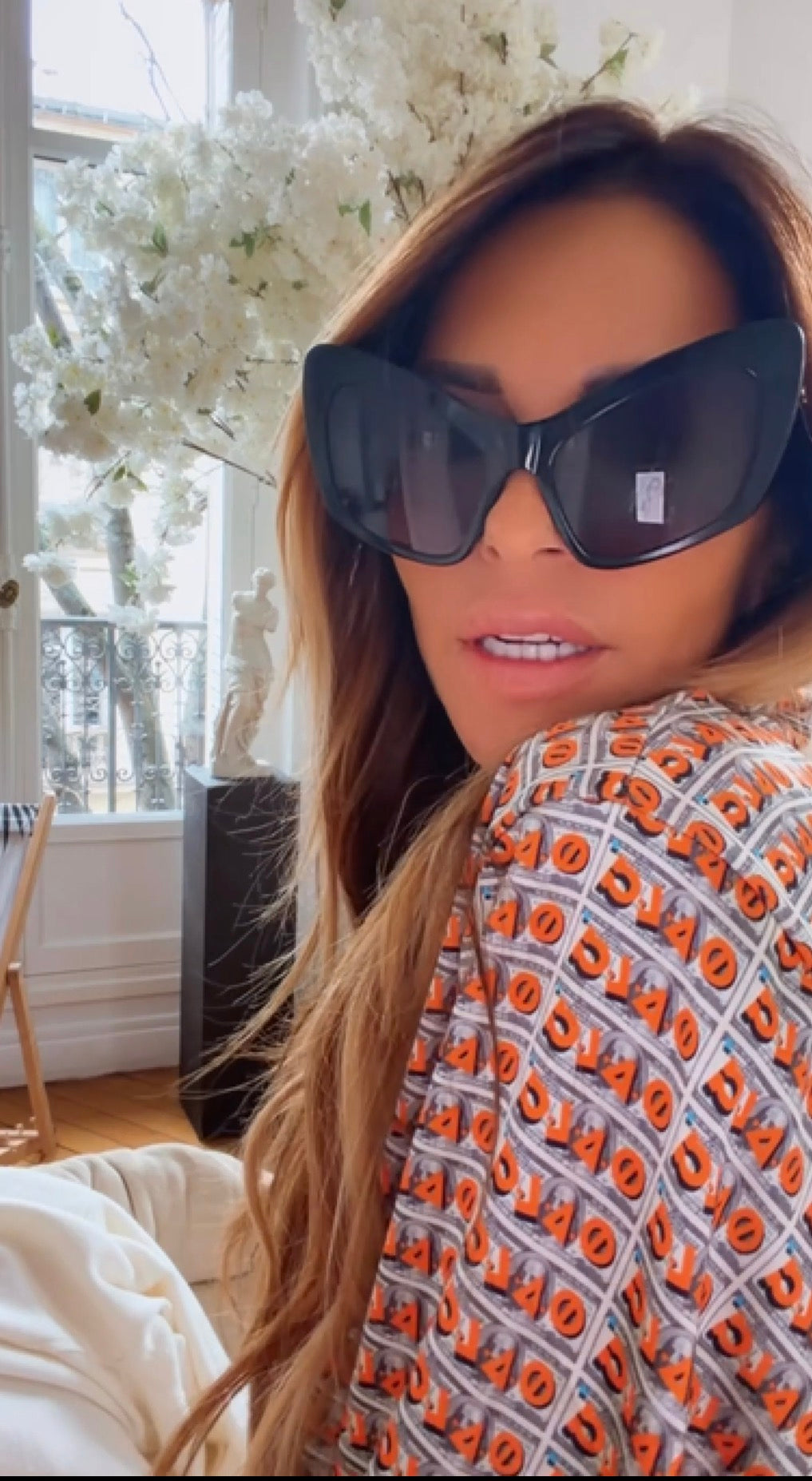 Ensemble CARRINGTON "Crystal" Original White &amp; Orange