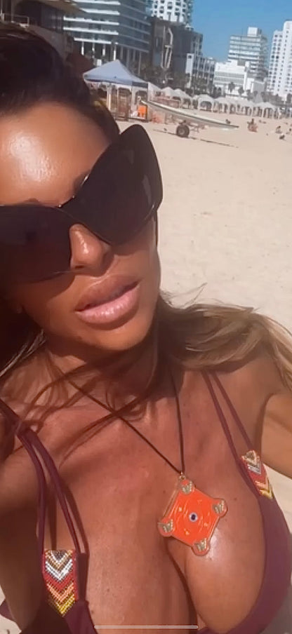 Talisman Kabbalistique AURORA Orange &amp; Gold Limited Edition