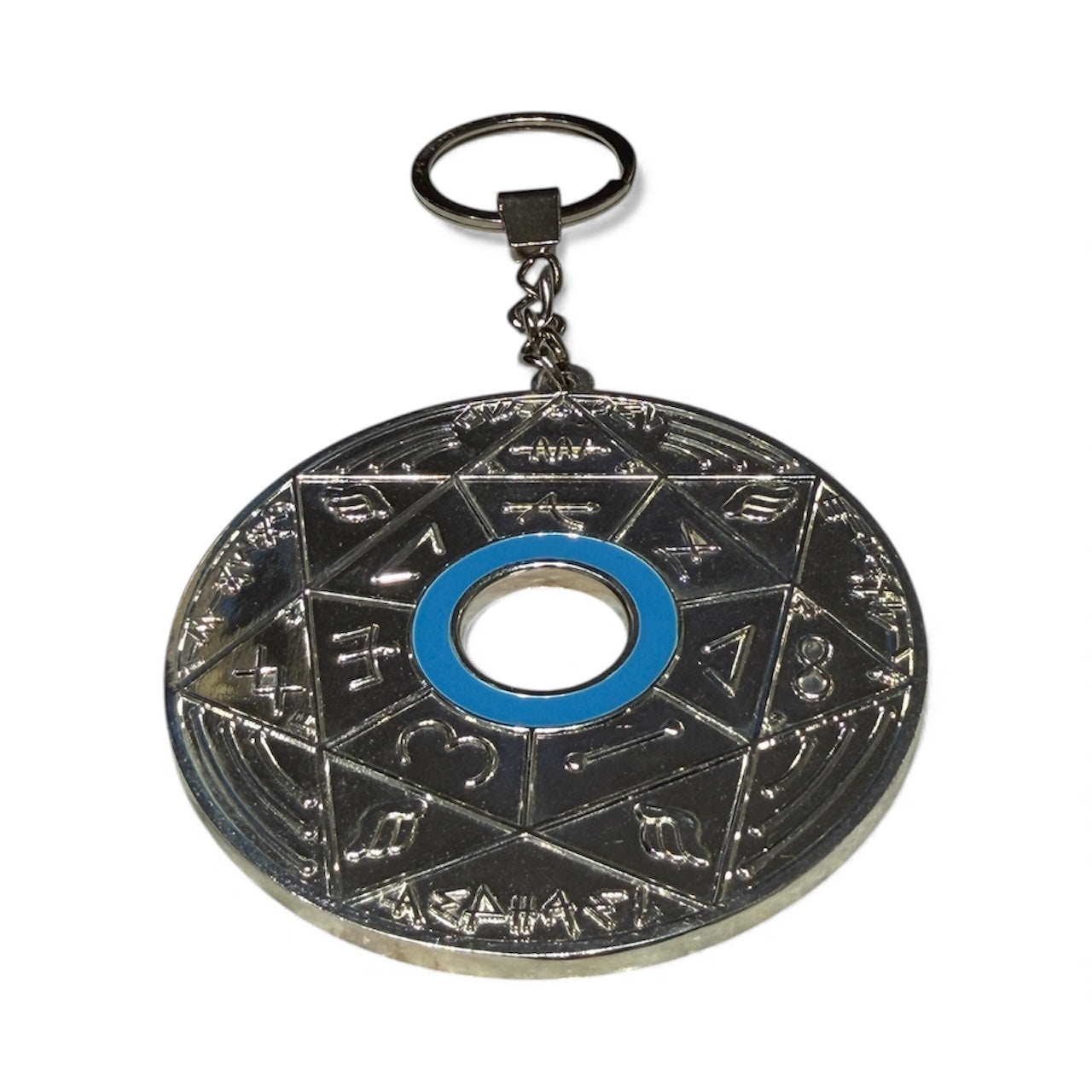 Porte-clé Pentacle Kabbalistique TRINITY Silver - Limited Edition