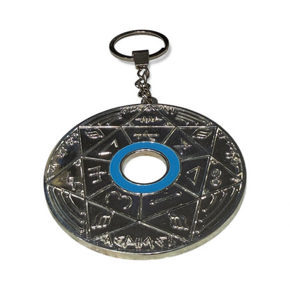 Porte-clé Pentacle Kabbalistique TRINITY Silver - Limited Edition