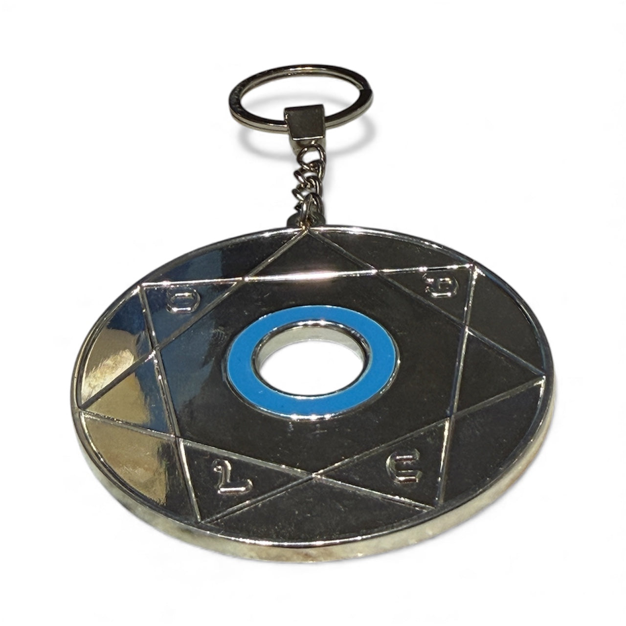 Porte-clé Pentacle Kabbalistique TRINITY Silver - Limited Edition