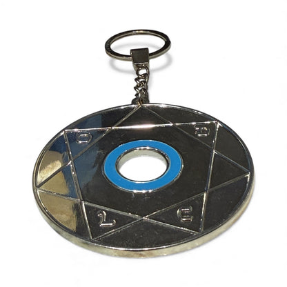 Porte-clé Pentacle Kabbalistique TRINITY Silver - Limited Edition