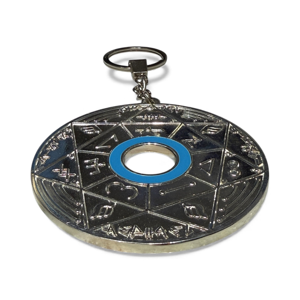 Porte-clé Pentacle Kabbalistique TRINITY Silver - Limited Edition