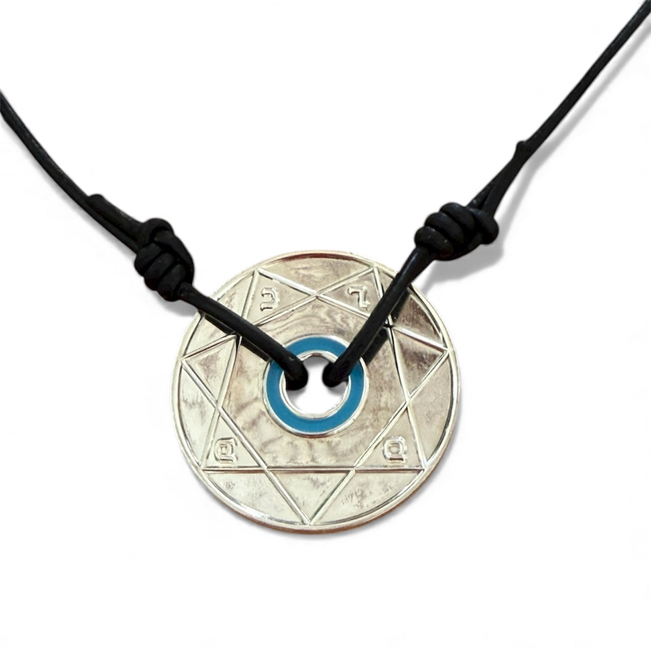 Collier Pentacle Kabbalistique TRINITY TSAMID Silver - Limited Edition