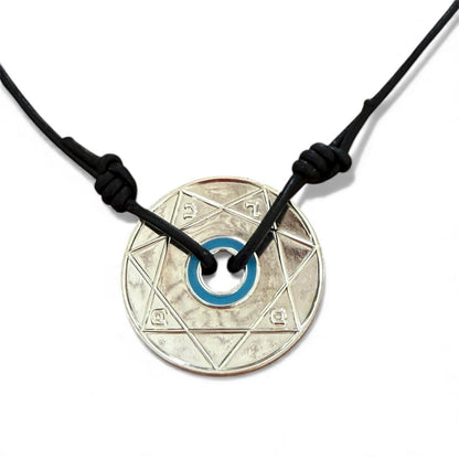 Collier Pentacle Kabbalistique TRINITY TSAMID Silver - Limited Edition
