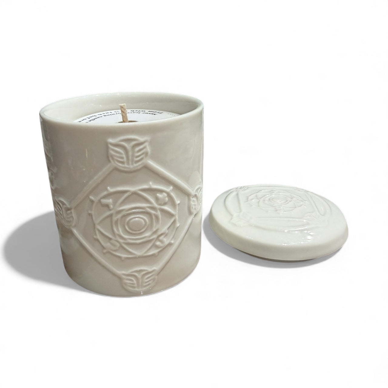 Bougie NERTAMID Immaculate White parfumée Miel Cannelle