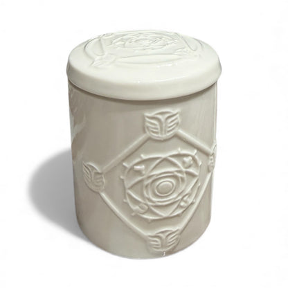 Bougie NERTAMID Immaculate White parfumée Miel Cannelle