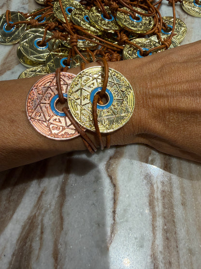 Bracelet Pentacle Kabbalistique TRINITY TSAMID Gold - Limited Edition