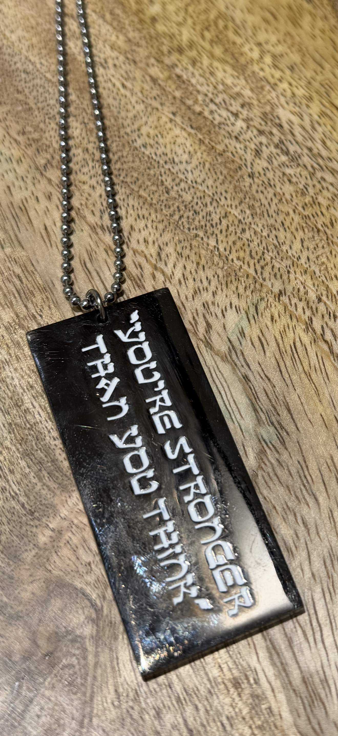 Pendentif SHEFA Full Yellow – Chaîne militaire - Édition Mythique de L&