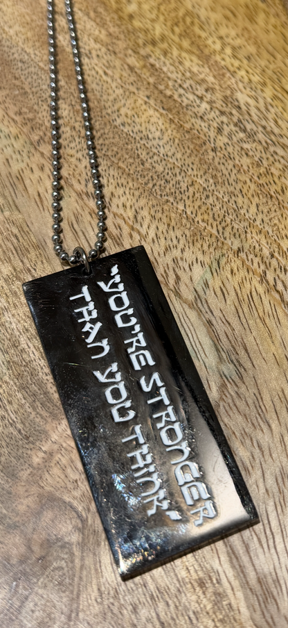 Pendentif SHEFA Full Yellow – Chaîne militaire - Édition Mythique de L&