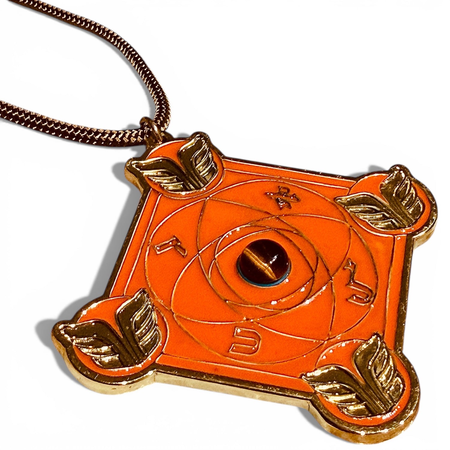 TERRAE AXIS-TALISMAN KABBALISTIQUE MYSTIQUE
Terracotta Orange-Œil central en Œil de Tigre