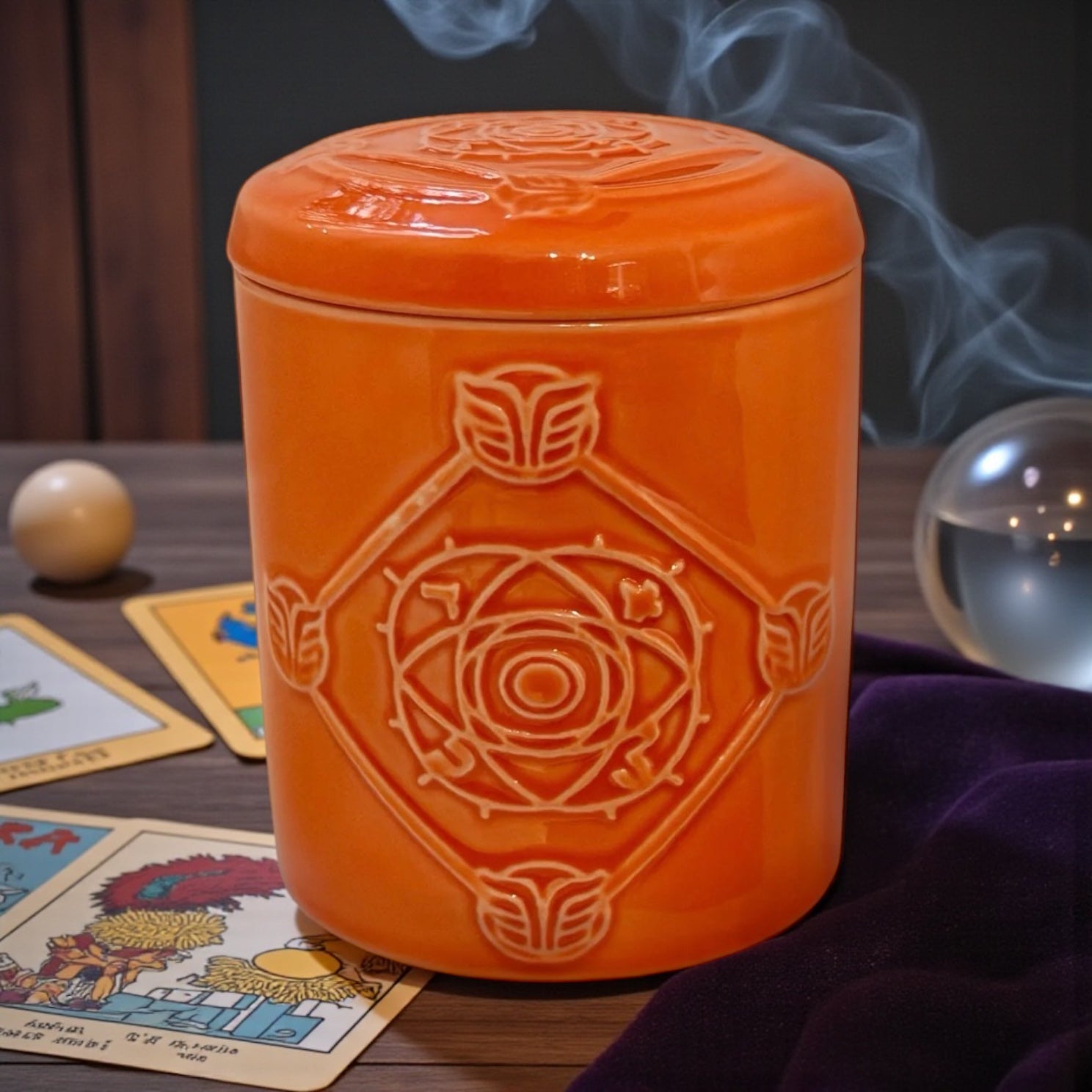 NERTAMID Orange parfumée Miel Cannelle - La Flamme Éternelle