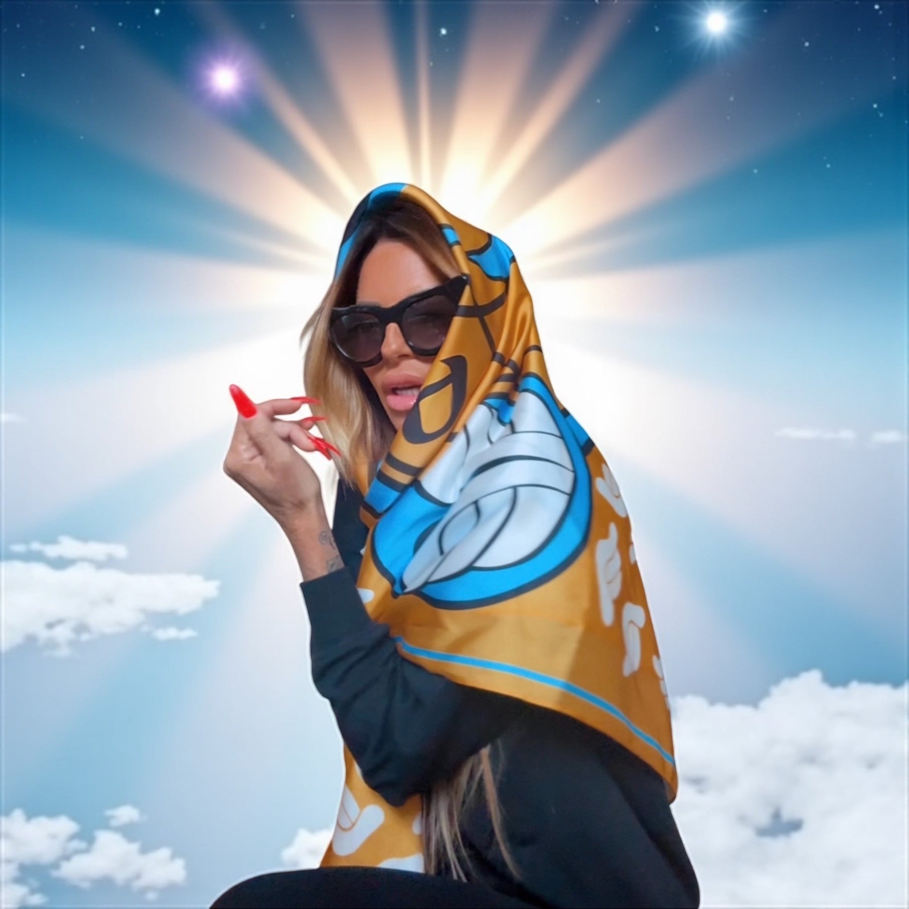 LA CONNAISSANCE Yellow &amp; Blue - Mamy Dolly Prayer Schwal Limited Edition