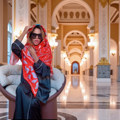 LA CONNAISSANCE Red &amp; Grey - Mamy Dolly Prayer Schwal Limited Edition