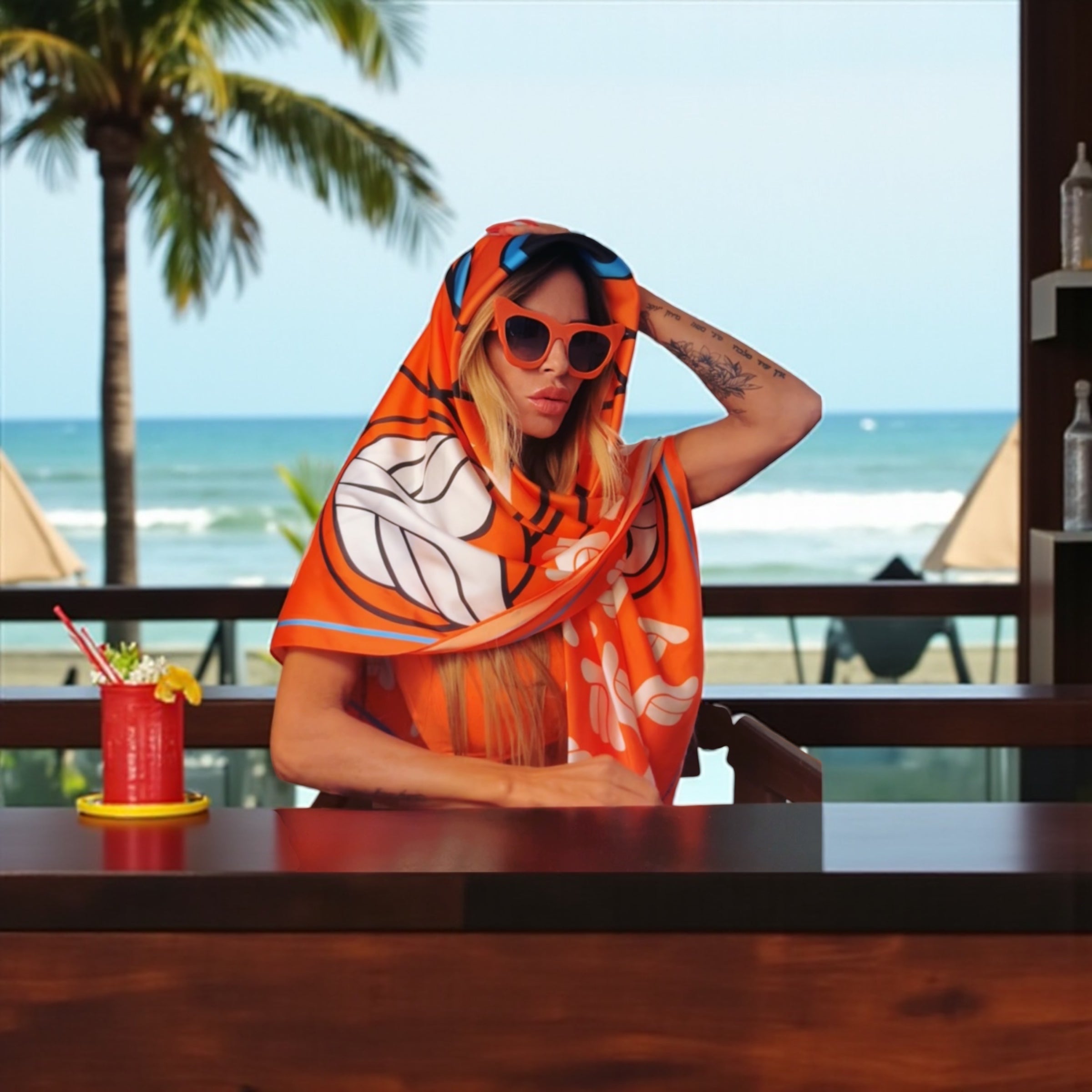 Eyewear ANGELES Orange X JESSILANN PARIS