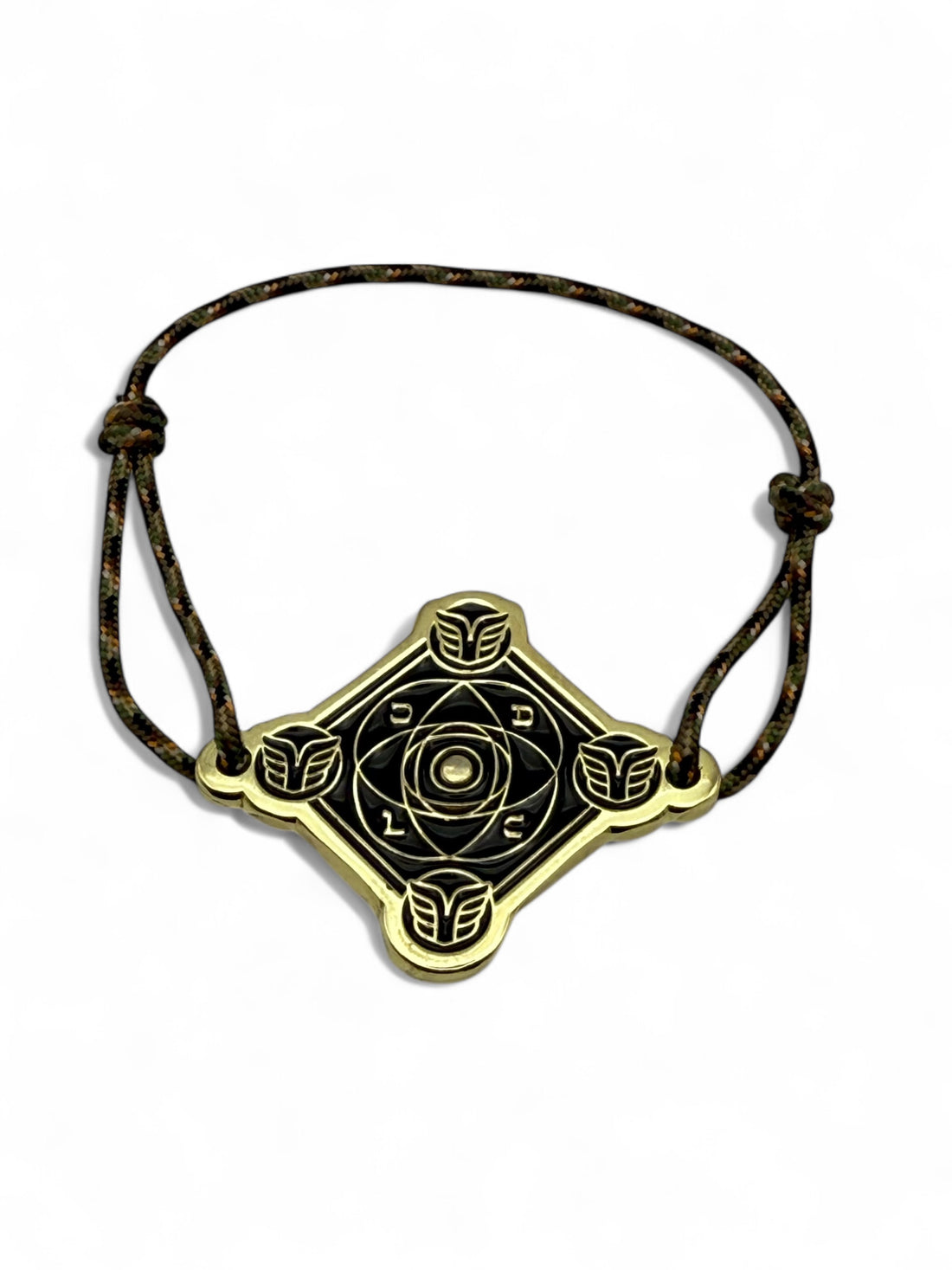 KOUMAZ Black &amp; Gold - Bracelet Talisman Kabbalistique - Limited Edition