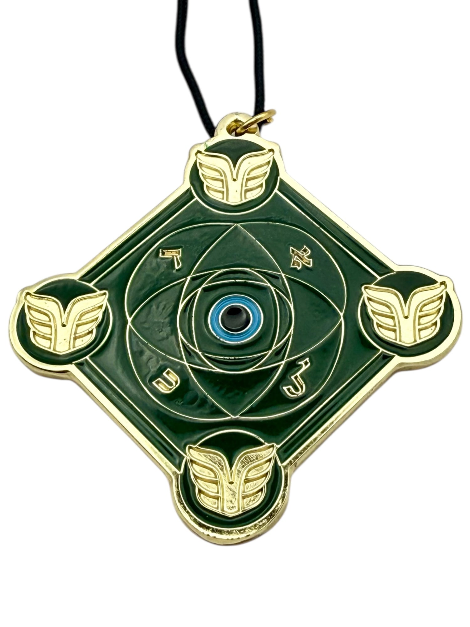 Talisman Kabbalistique REMINISCENCE Green Emeraude &amp; Gold Limited Edition