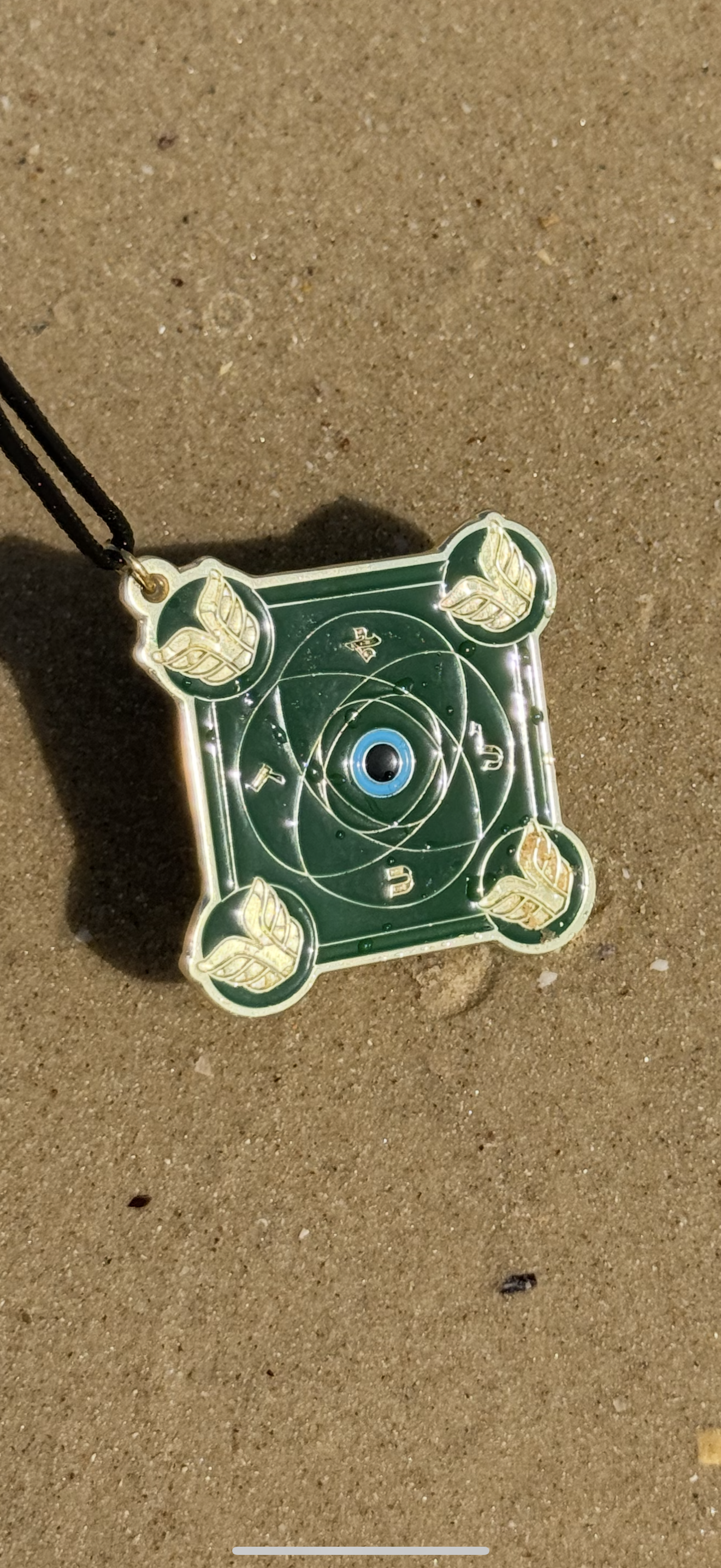 Talisman Kabbalistique REMINISCENCE Green Emeraude &amp; Gold Limited Edition