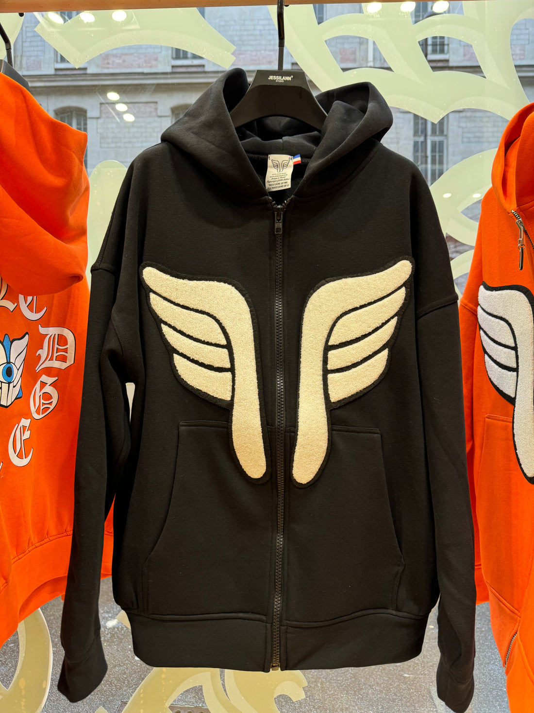 HOODIE BLACK ANGEL