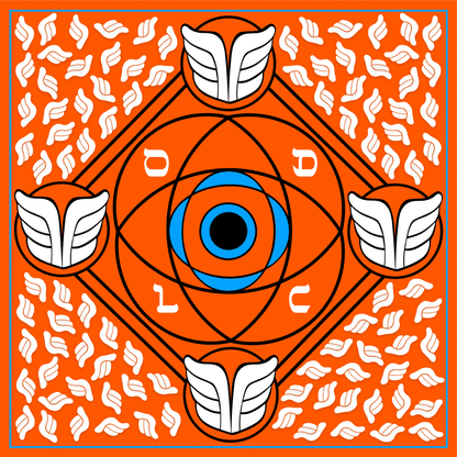 LA CONNAISSANCE Orange &amp; White - Mamy Dolly Prayer Schwal Limited Edition