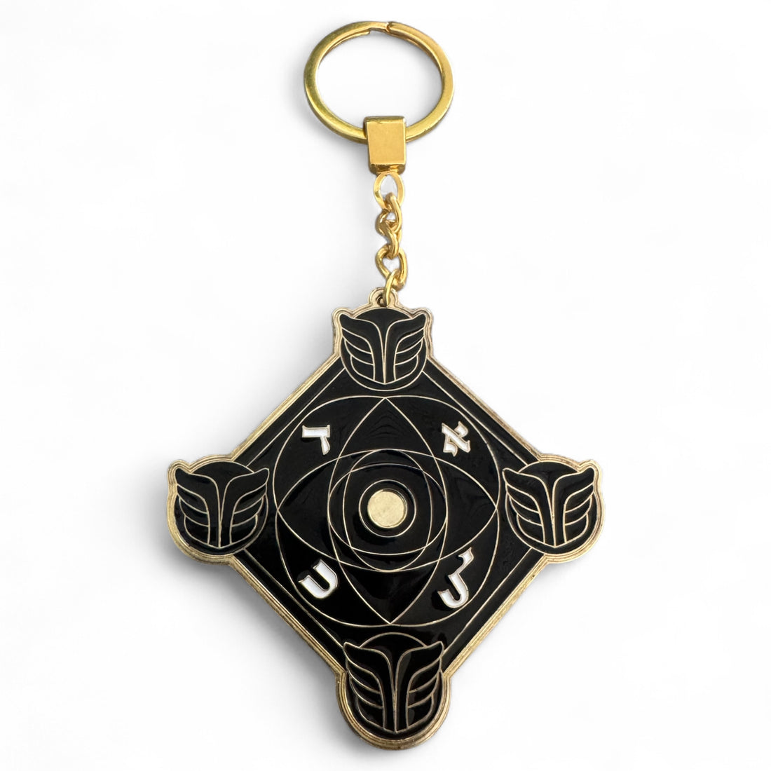 ⚫✨ Supreme Talisman Keychain – Black and Gold Limited Edition