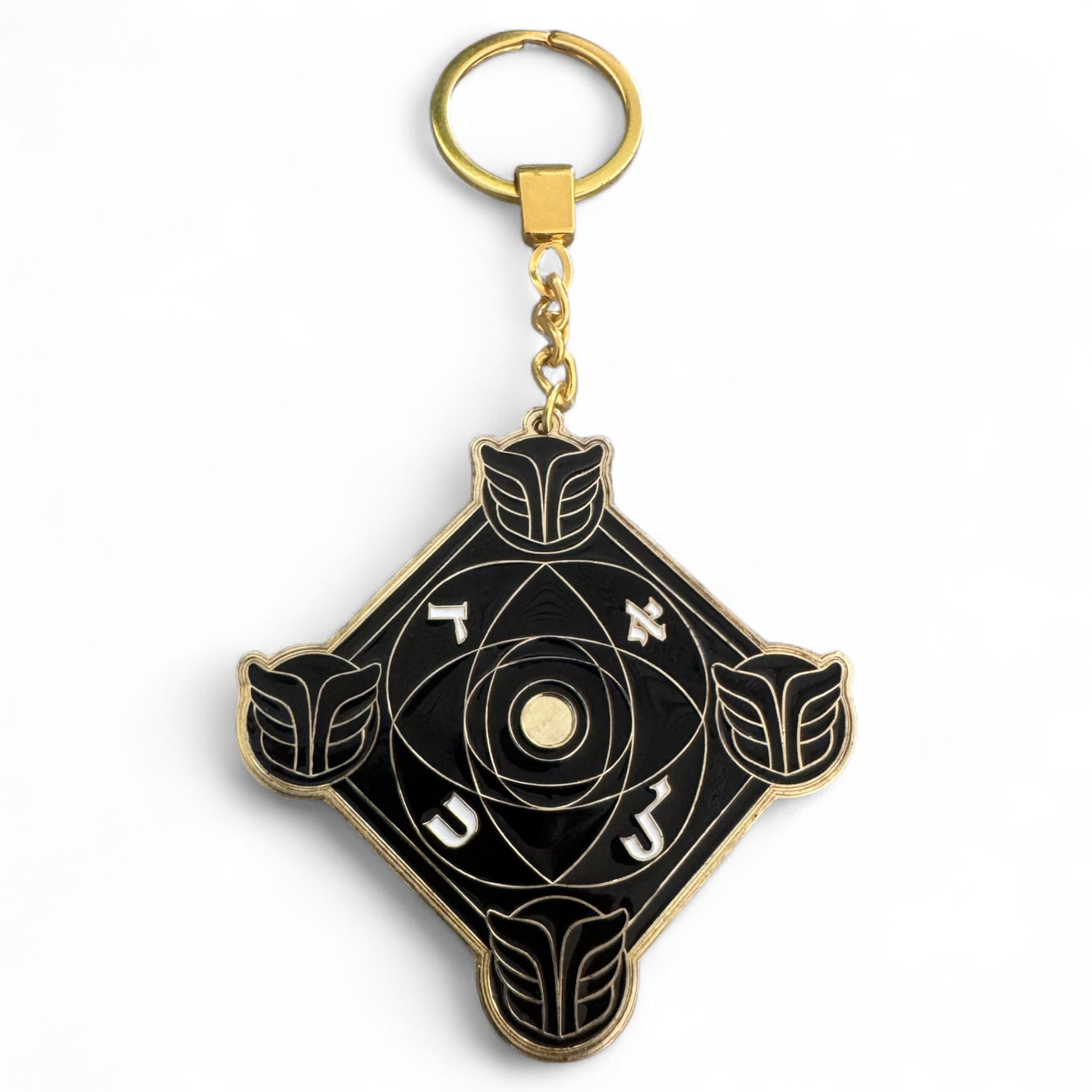 ⚫✨ Supreme Talisman Keychain – Black and Gold Limited Edition