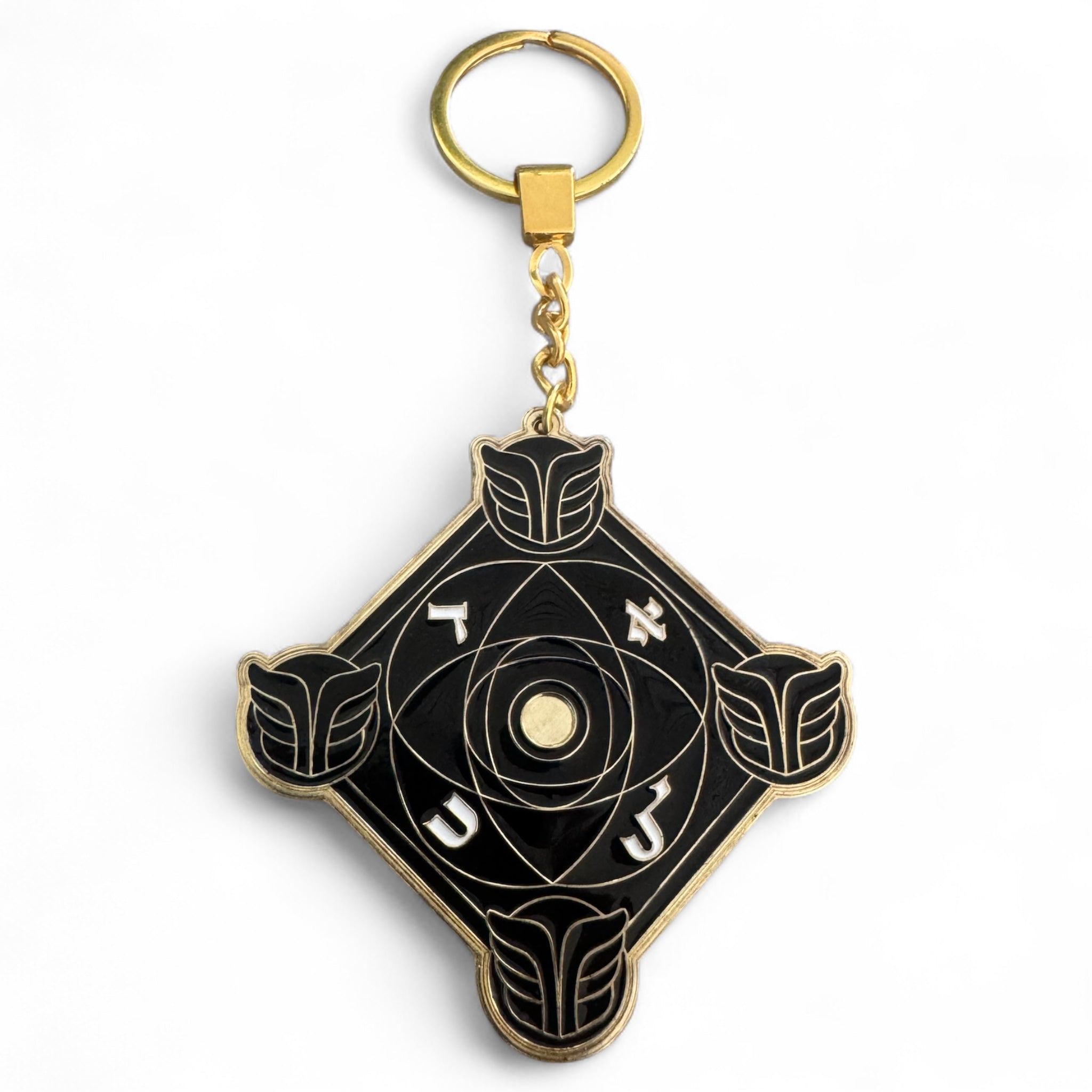 ⚫✨ Supreme Talisman Keychain – Black and Gold Limited Edition