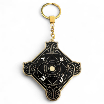 ⚫✨ Supreme Talisman Keychain – Black and Gold Limited Edition