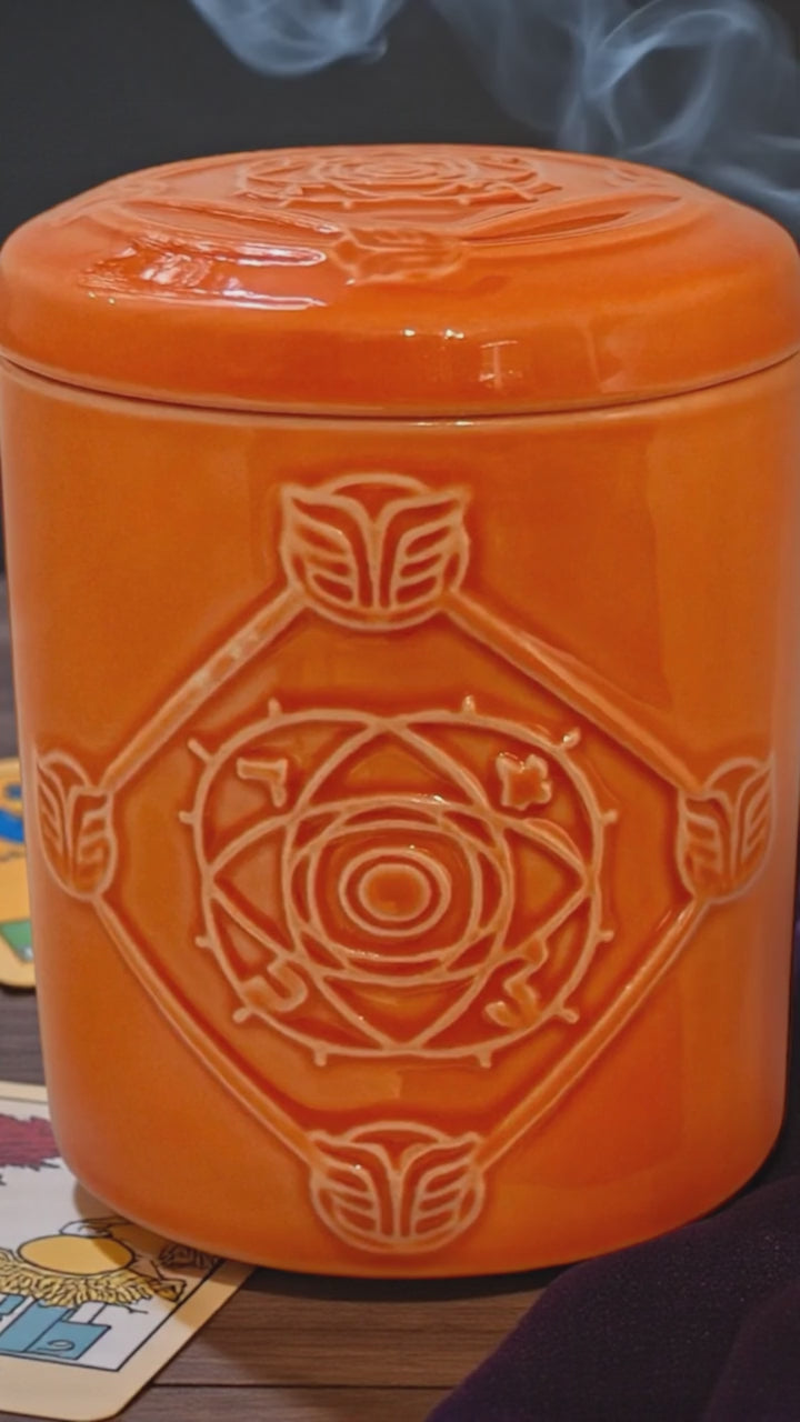 NERTAMID Orange parfumée Miel Cannelle - La Flamme Éternelle