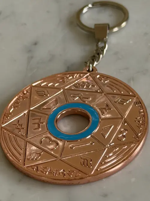 Porte-clé Pentacle Kabbalistique Bronze - Limited Edition