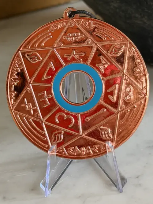 Chevalet Pentacle Kabbalistique Bronze - Édition signée - Limited Edition